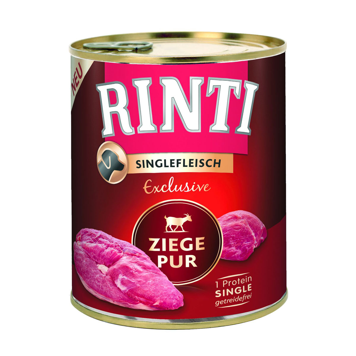 Rinti Dose Singlefleisch Exclusive Ziege Pur 800g