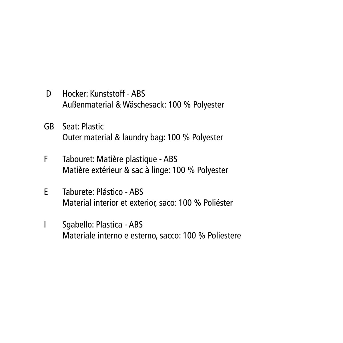 Wenko  Hocker Candy Light Grey Leinenoptik mit Wäschesack Badhocker mit abnehmbarem Wäschesammler Bild 8