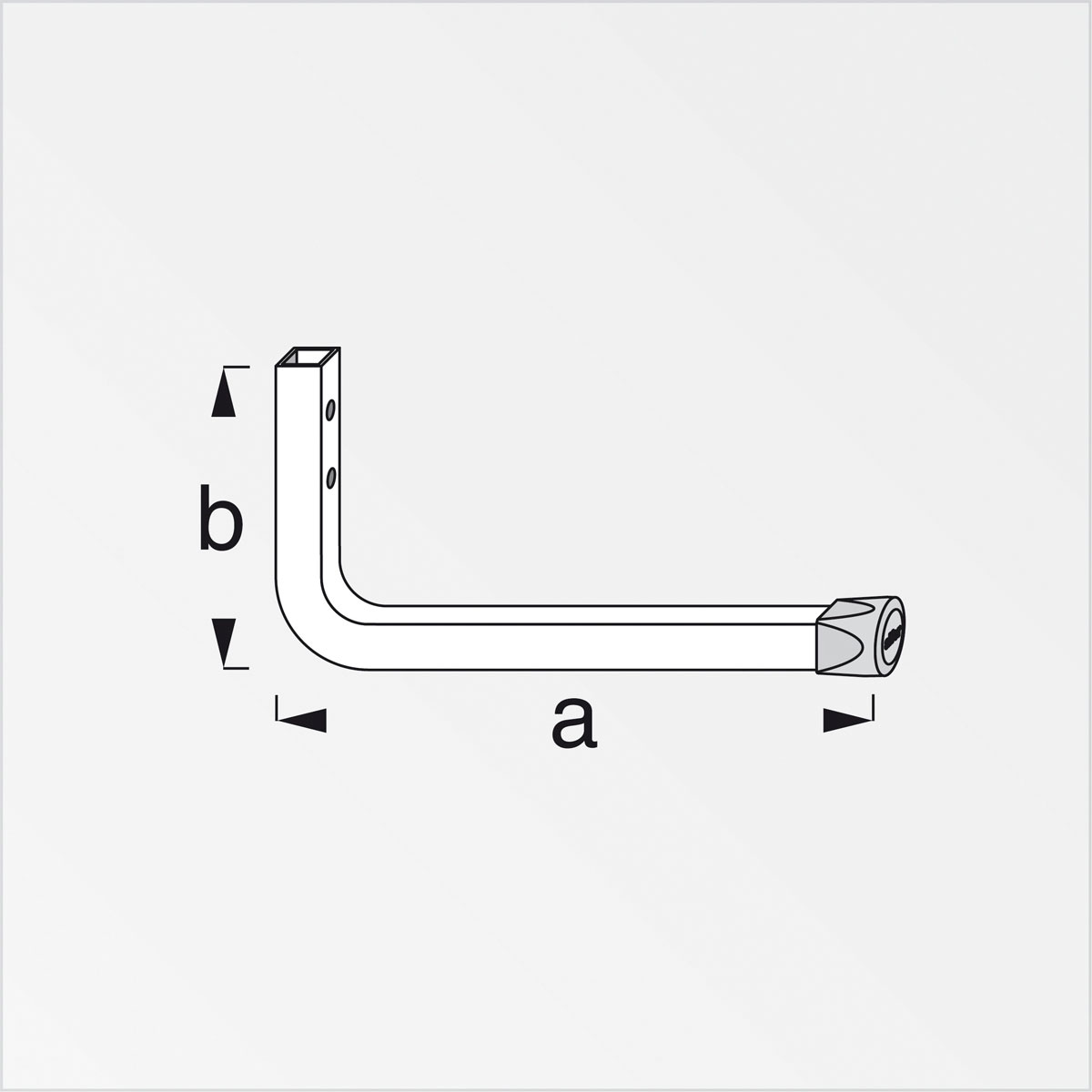 MyTool Wandhaken 350 mm verzinkt Bild 2