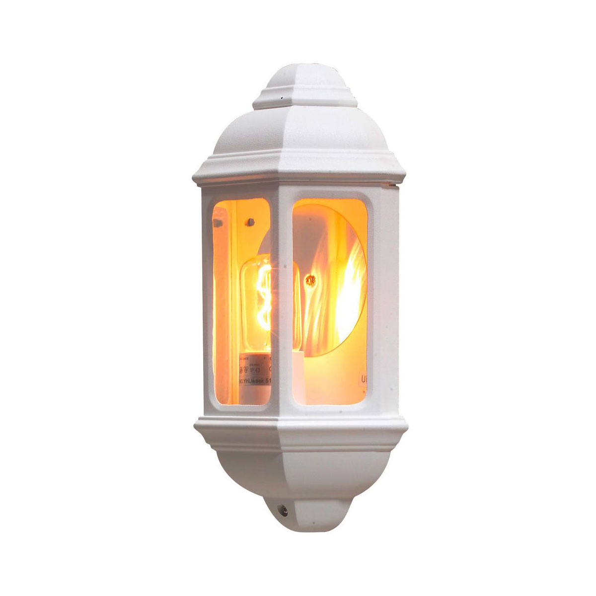 Konstsmide Außenwandleuchte Cagliari weiß