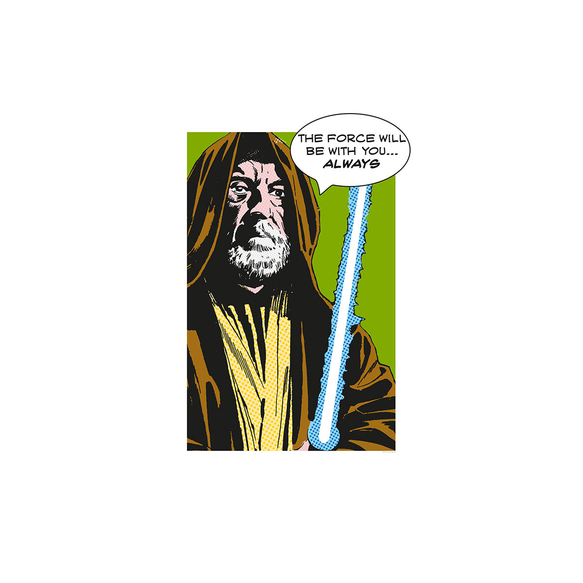 Komar  Wandbild Star Wars Classic Comic Quote Obi Wan 50x70 cm Bild 2