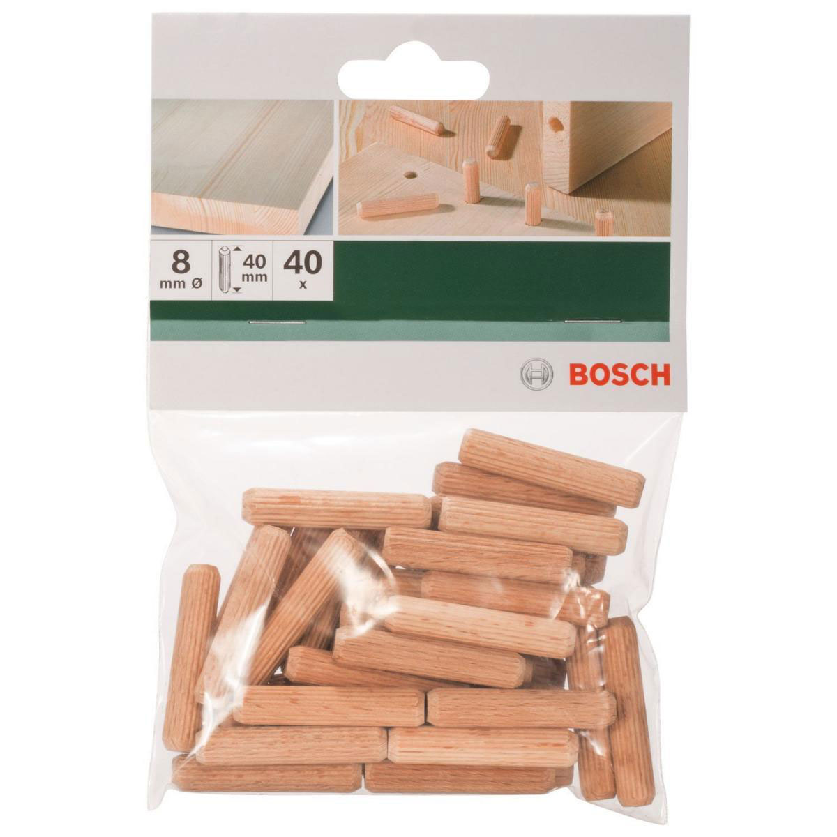 Bosch  DIY Dübel 8 x 40 mm 40 Stück Bild 2
