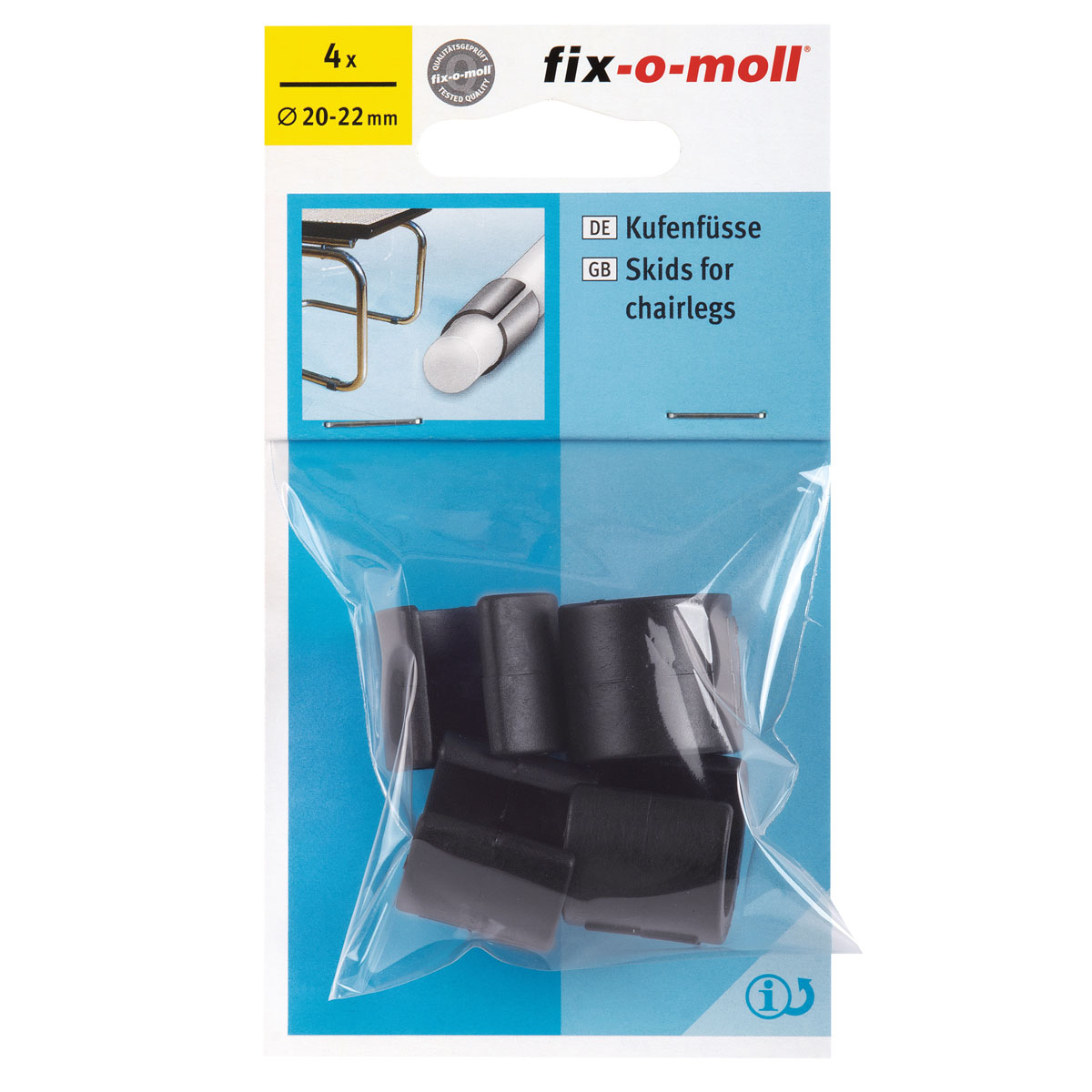 Suki Kufenfuß für Rohre 20-22 mm 4 Stück Bild 2