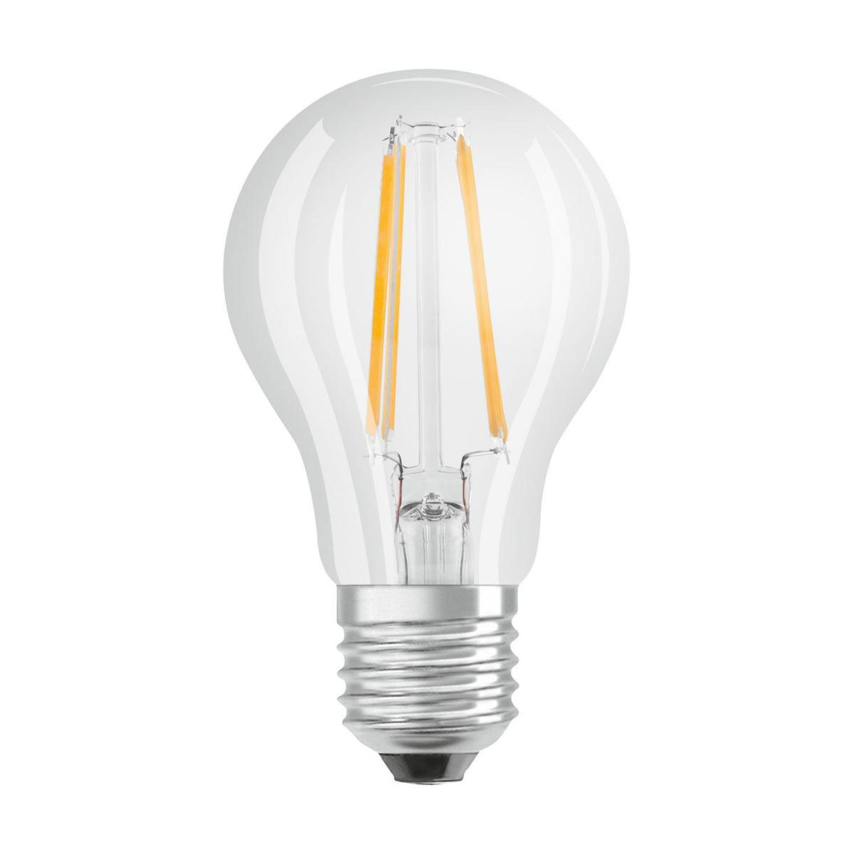 Osram 2x LED-Glühlampe Filament E27 6 Watt warmweiß klar Bild 1