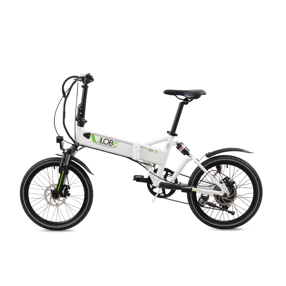 LLobe City E-Bike „III“ , faltbar, weiß Bild 2