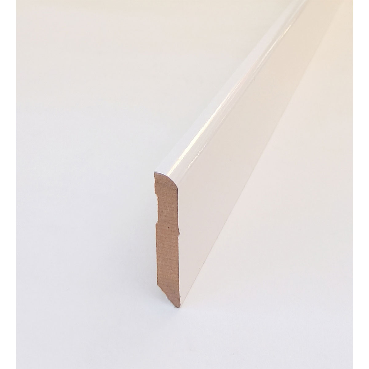 Sockelleiste hochglänzendes Weiß Bild 1
