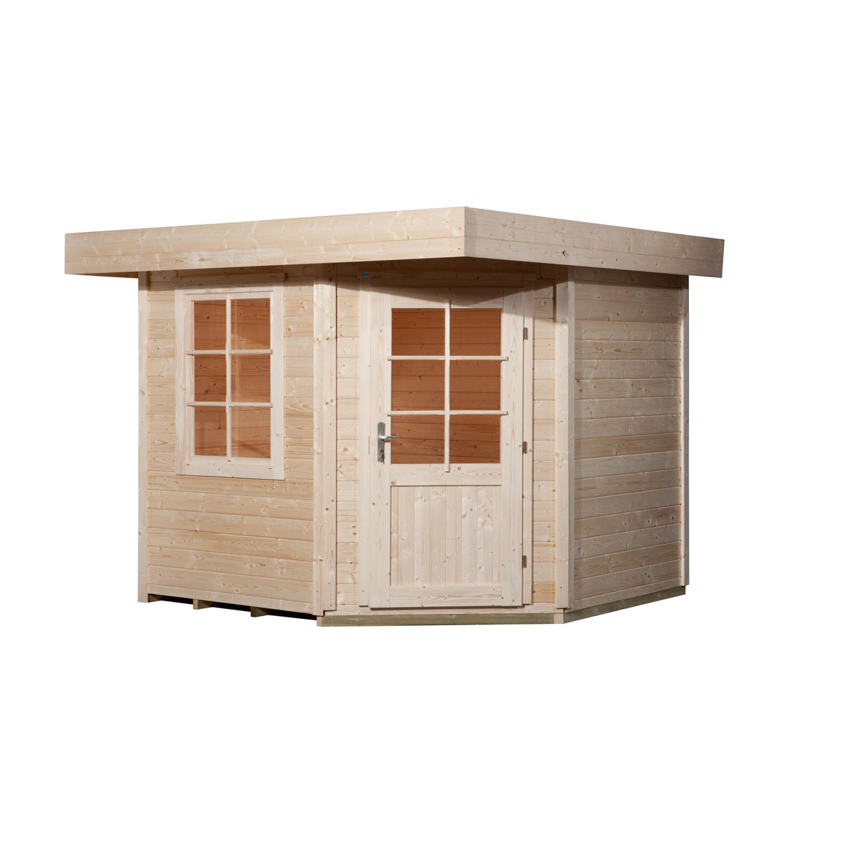 Weka  Saunahaus Salo Größe 1 Sparset 7,5 kW Bio S natur