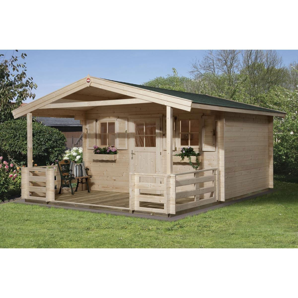 Weka Gartenhaus 110 B Größe 1/2 460 x 510 x 262 cm Bild 2