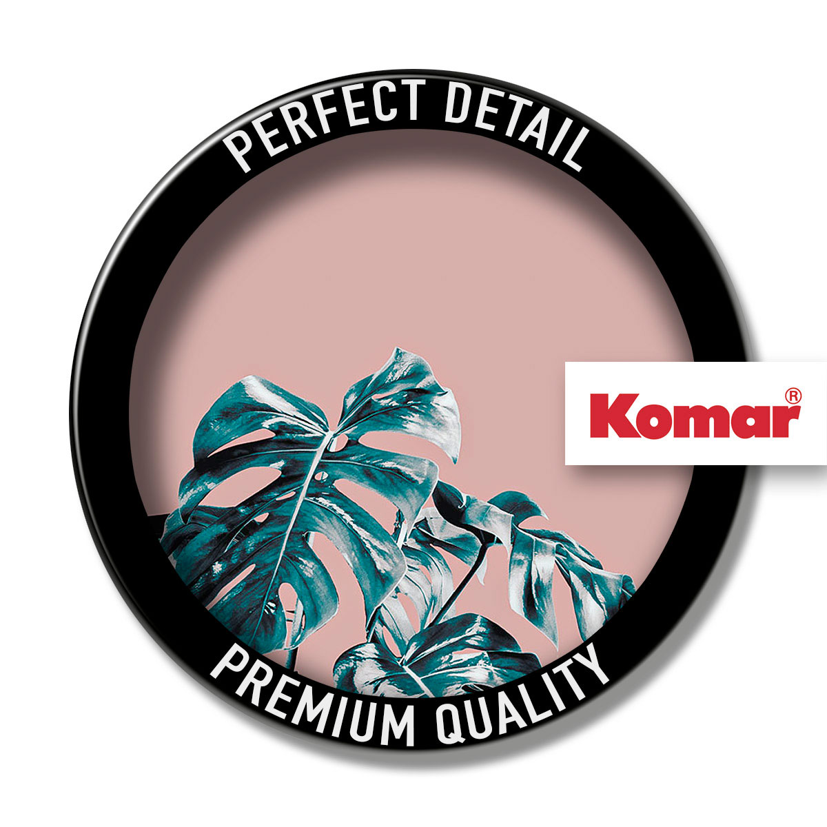 Komar  Vlies Fototapete Monstera Rosé Panel 100x250 cm Bild 5