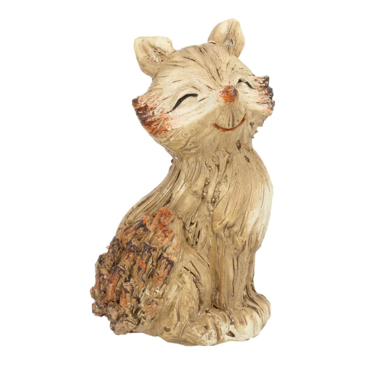 Dekofigur Fuchs braun aus Poly 6x10x5 cm