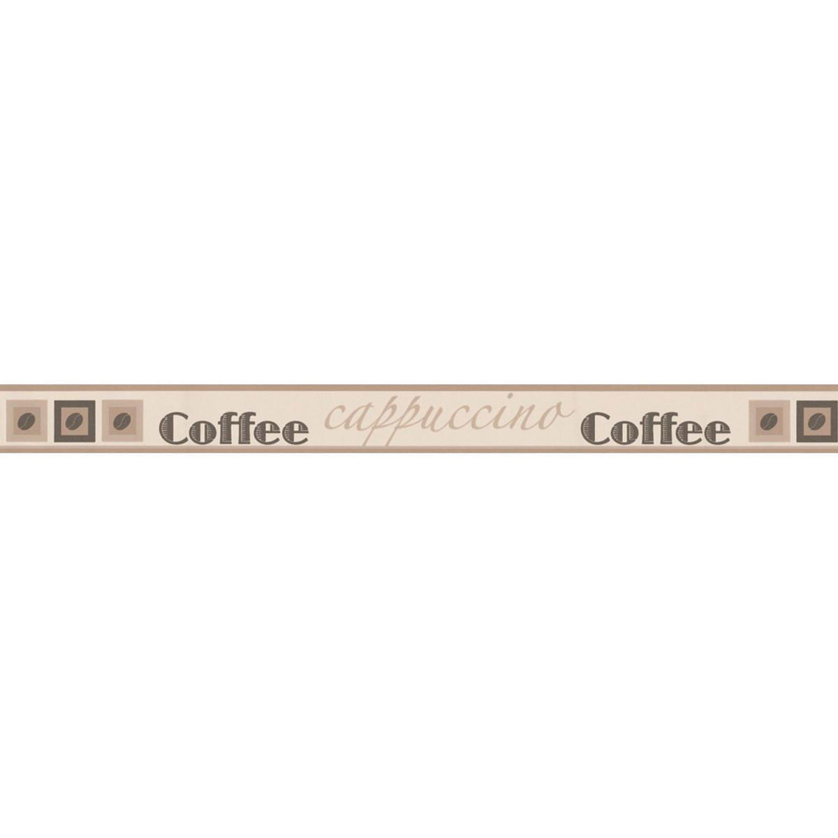 Selbstklebende Borte Coffee braun