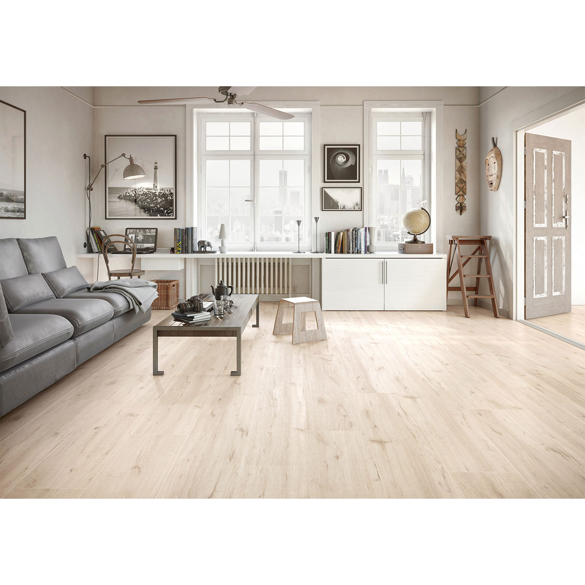 Classen Laminat 832-4 Aqua XL Eiche weiss 128,5x28x0,8 cm Bild 4