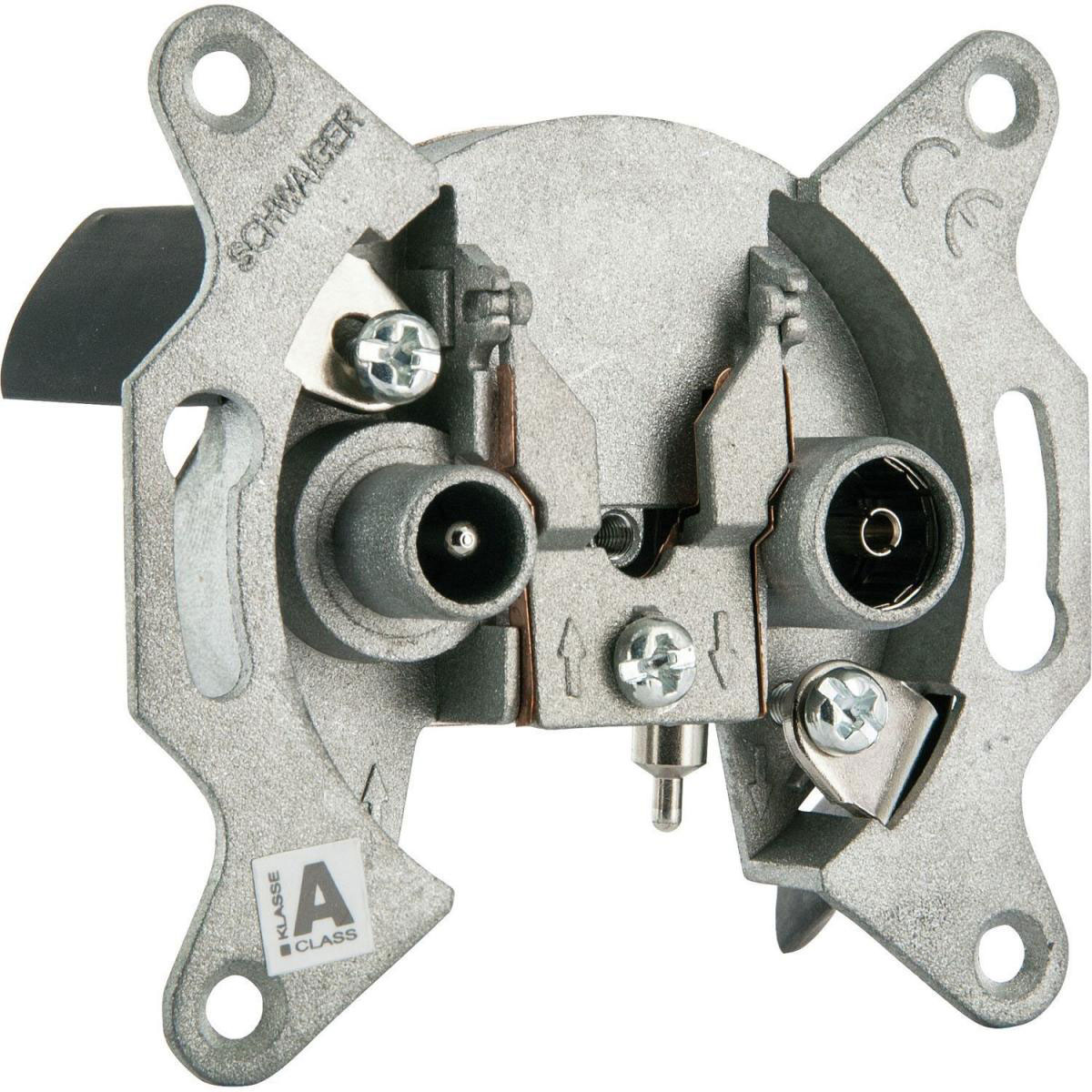 Schwaiger Antennensteckdose/Duchgangsdose 19 dB