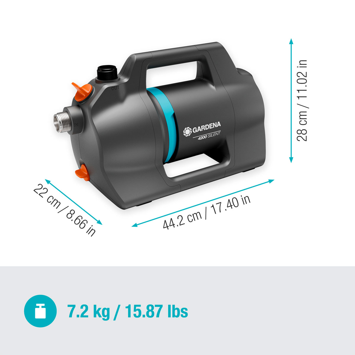Gardena  Gartenpumpe 4200 Silent Bild 4