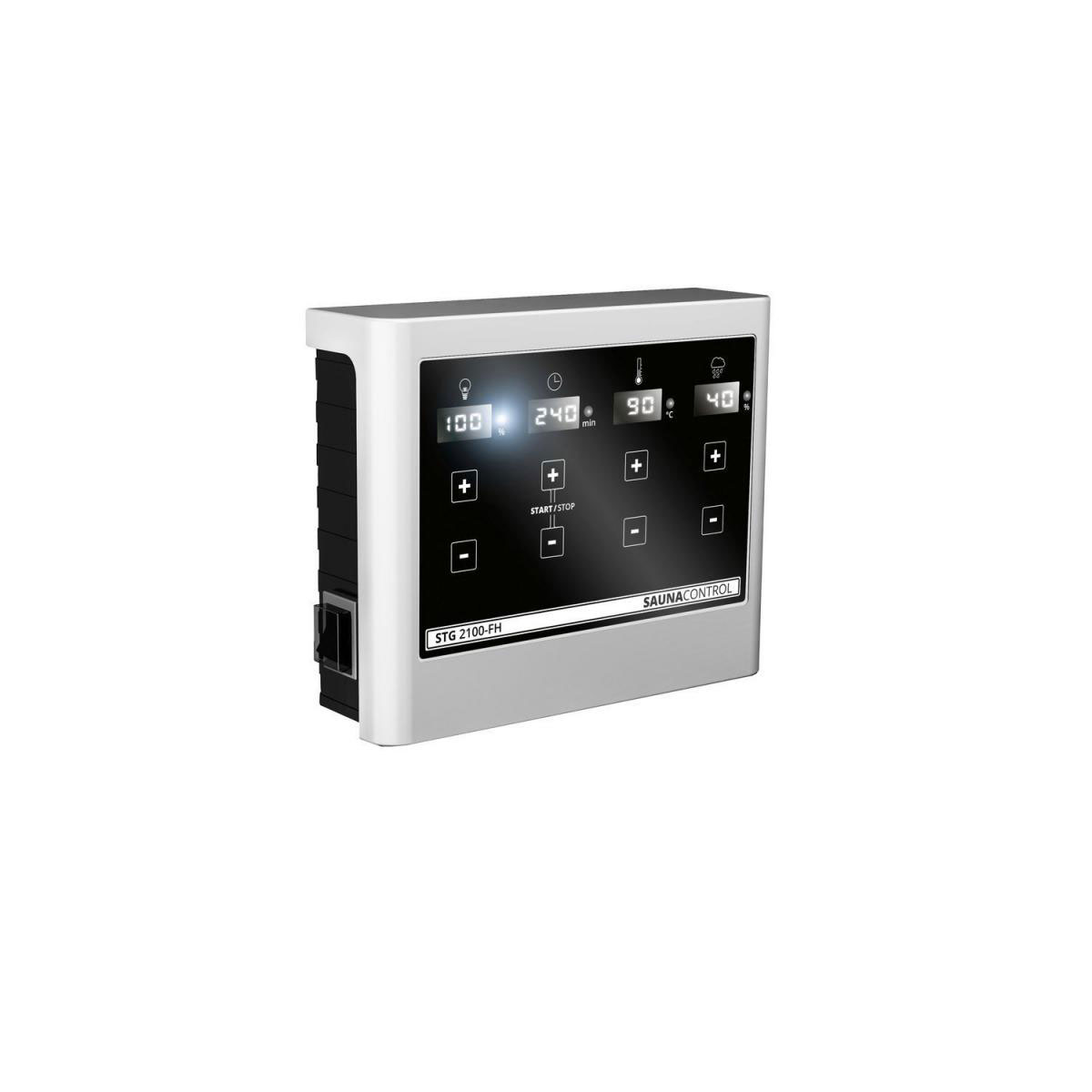 Karibu Gobin Fronteinstieg 9 kW Ofen Bio externe Strg mit Kranz bronzierte Tür Bild 9