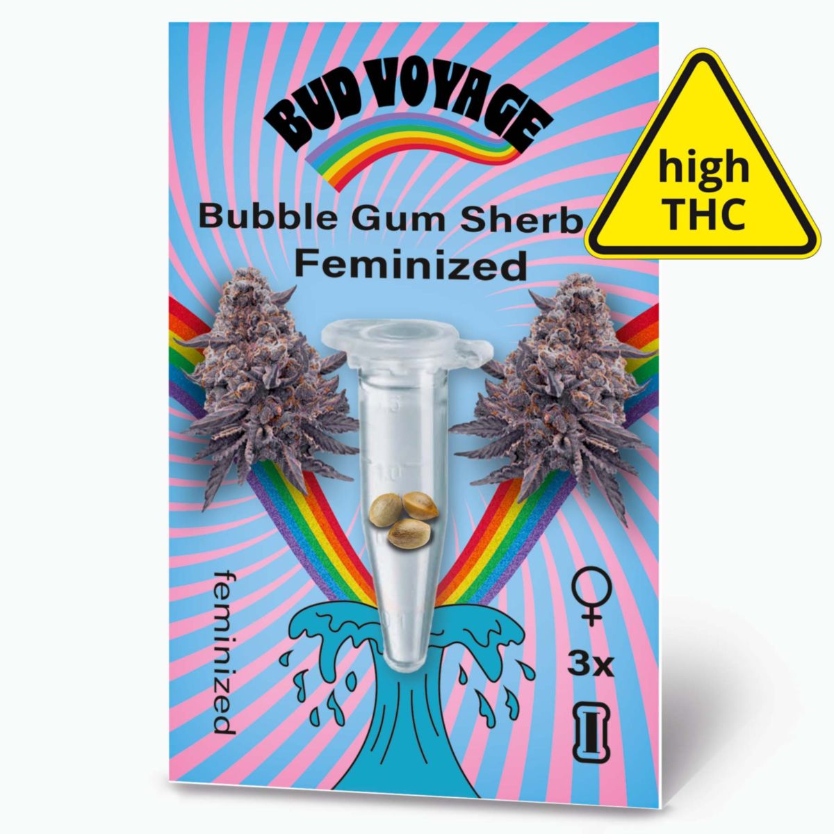 Hanfsamen BudVoyage Bubble Gum Sherb Fem3 Samen