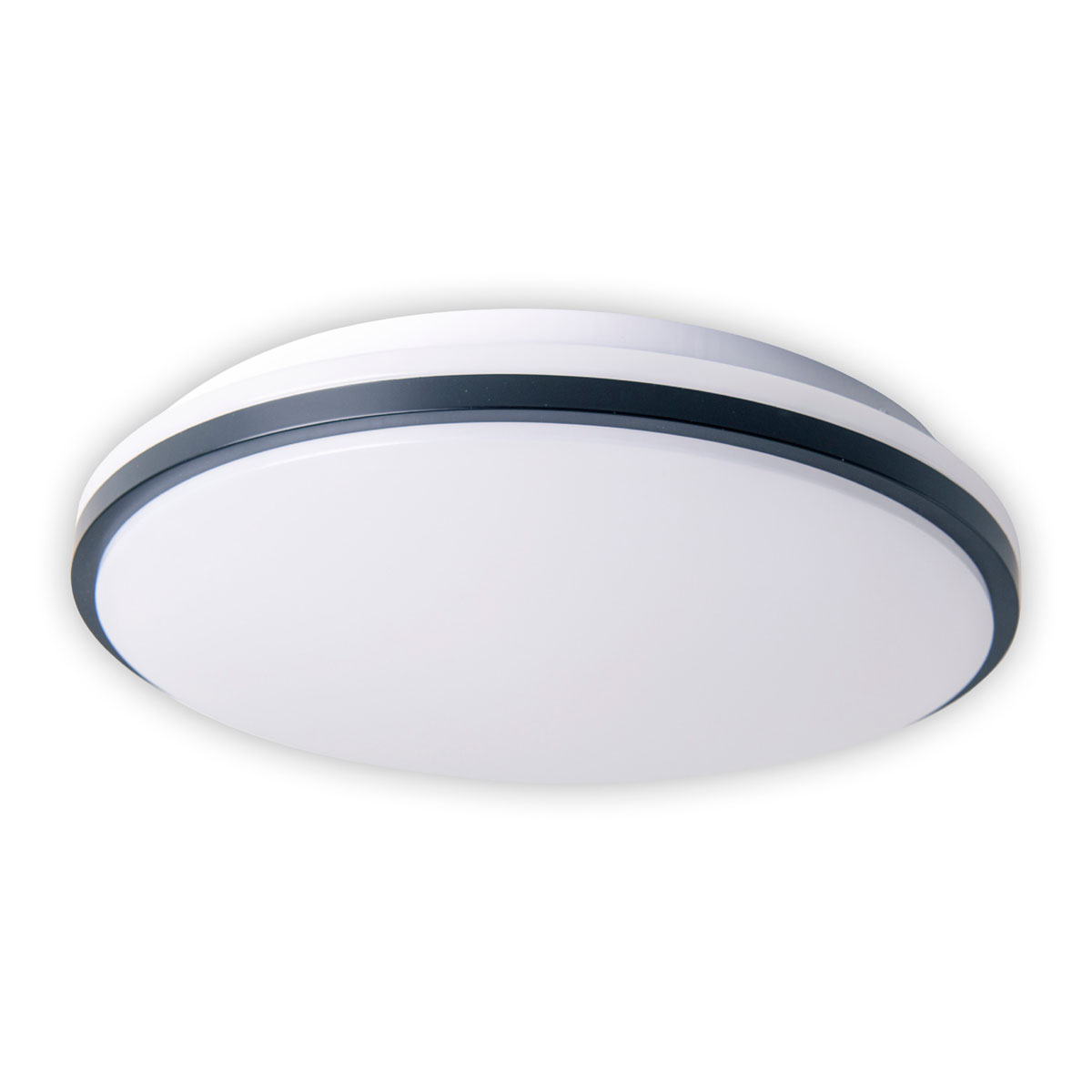 Naeve LED DL Irvine Metall/KS weissLxBxH: 30,5x30,5x6,5cm dimmbar Bild 1