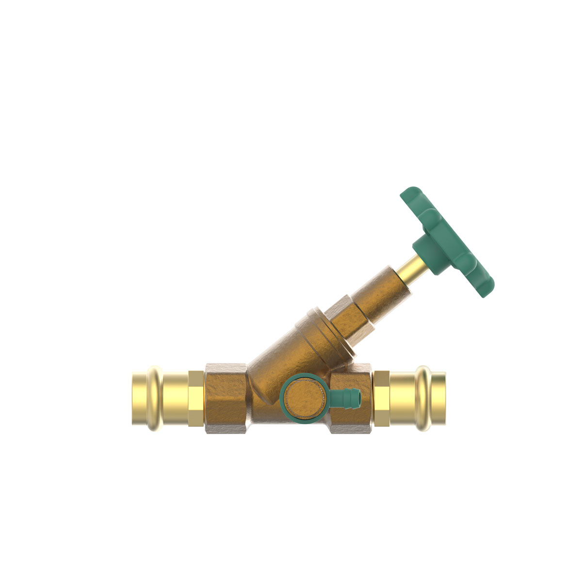 Kirchhoff Schraegsitzventil 18 mm mit Entleerung V-Press Bild 3