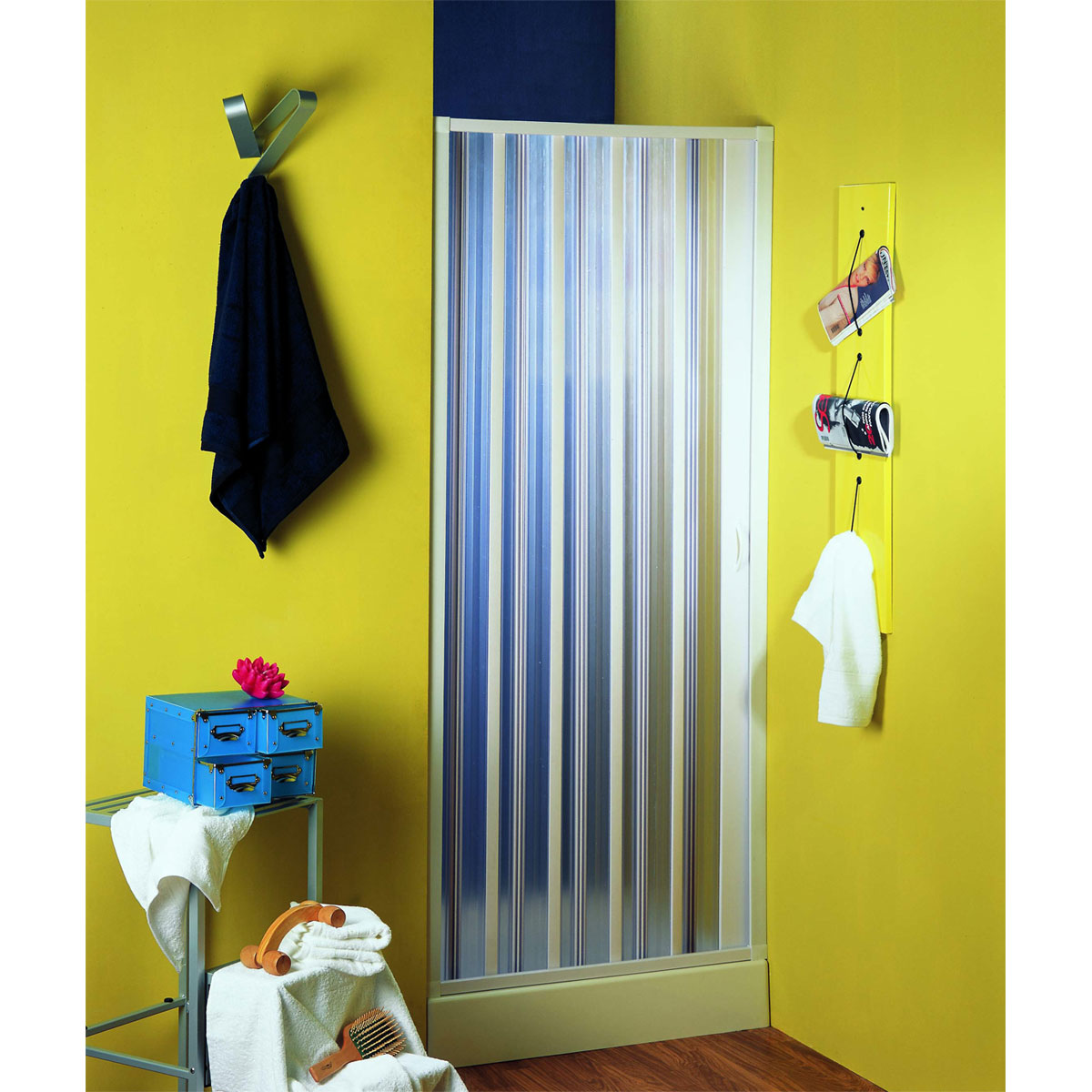 FORTE Nischendusche Rimini 80- 100 x 185 cm