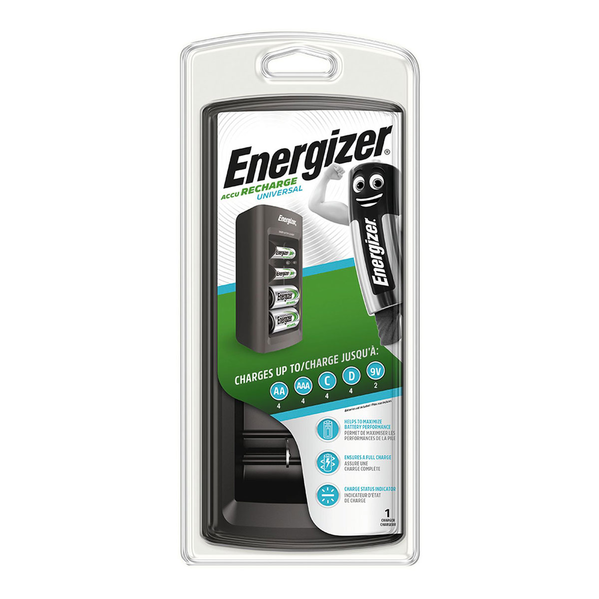 Energizer Akku-Ladegerät Universal Charger für Batterien