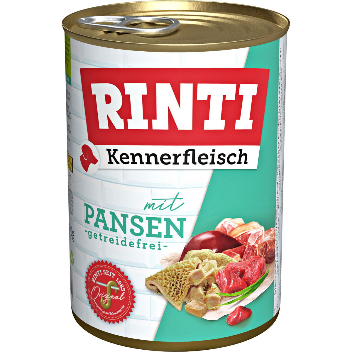 Rinti Hundefutter Kennerfleisch Pansen 400 g Dose
