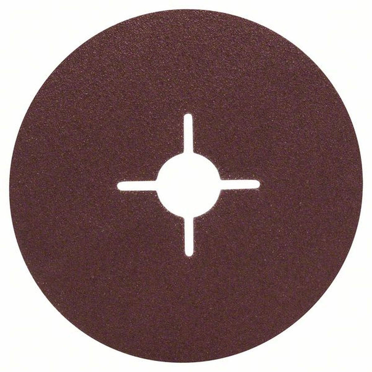 Bosch  Fieberschleifscheiben 125 mm G80 Metall ungelocht gespannt