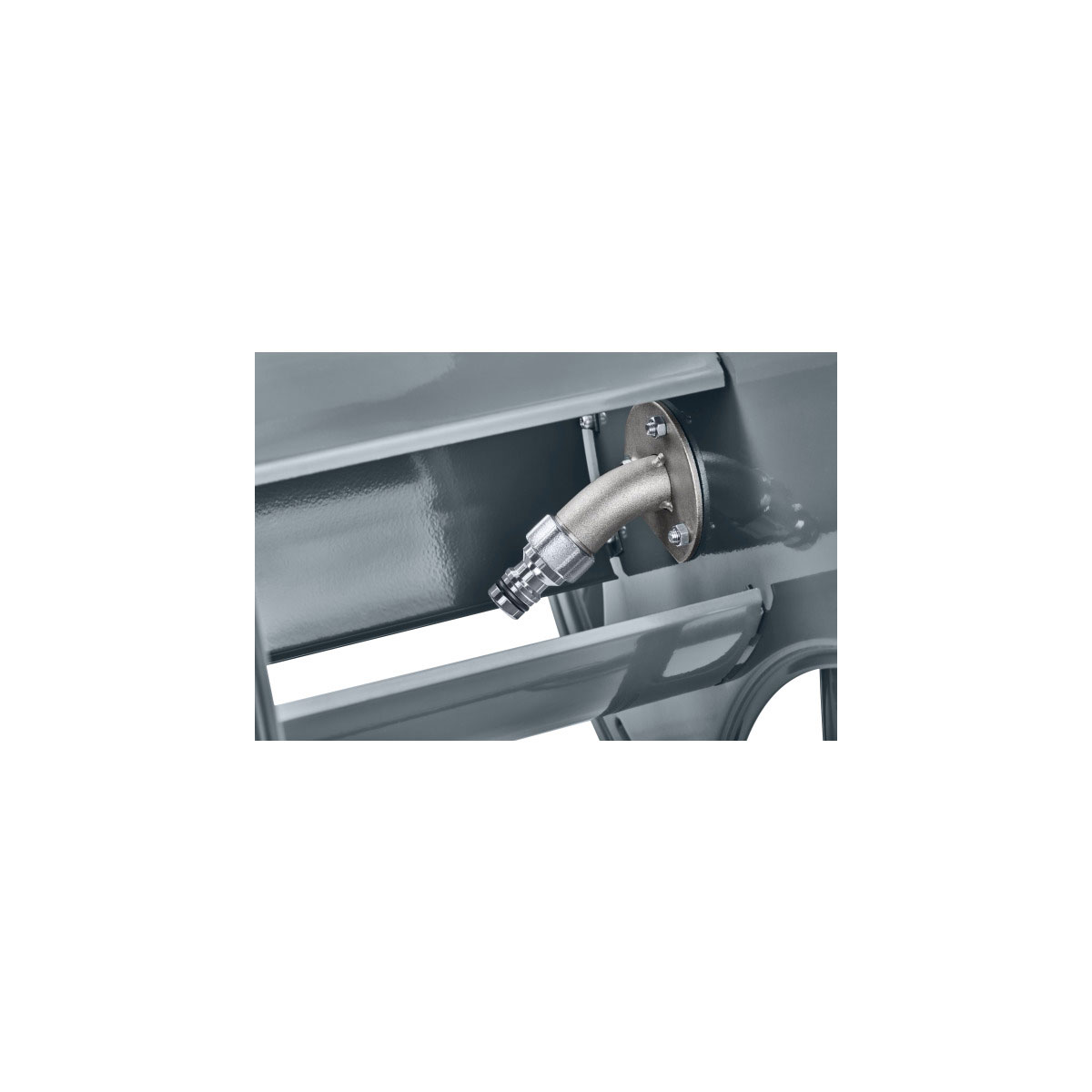 GEKA  Schlauchwagen Stahl pulverbeschichtet Bild 4