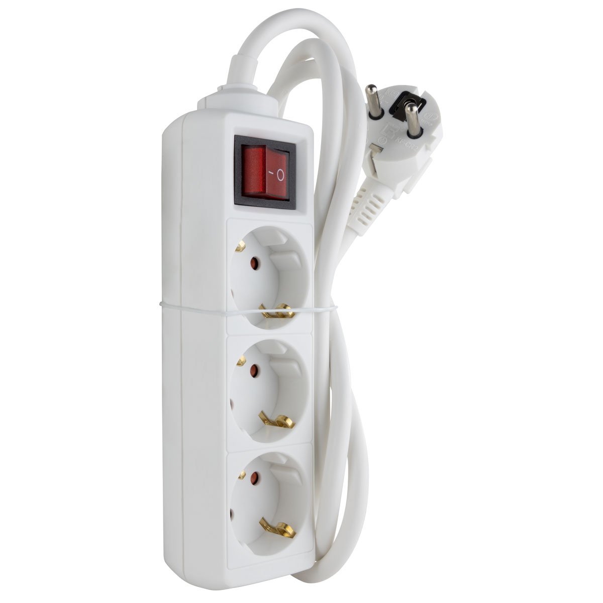 REV Ritter Steckdosenleiste Standard 3-fach mit Schalter 1,4 m weiß Bild 4