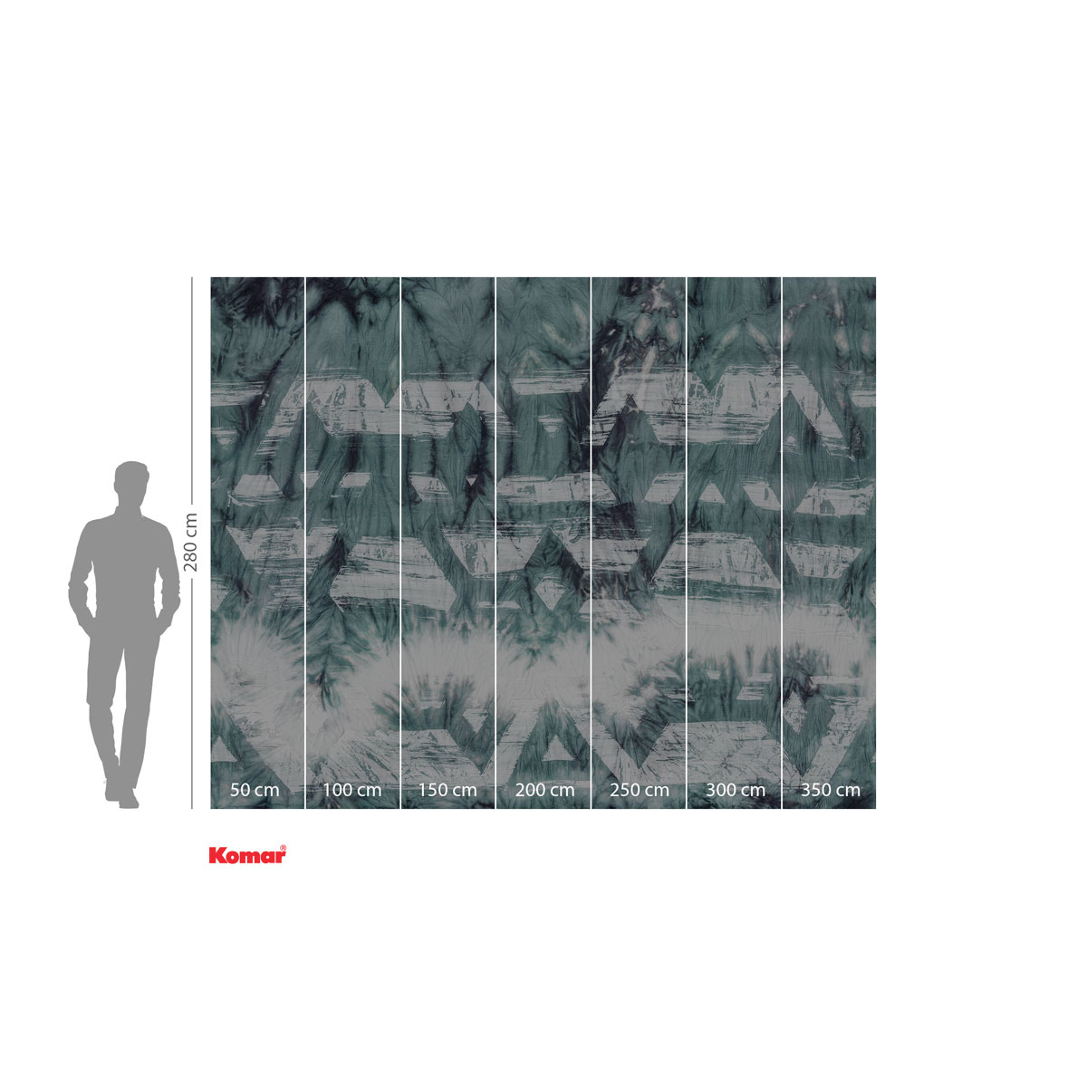 Komar  Vlies Fototapete Tribal Dye 350x280 cm Bild 3