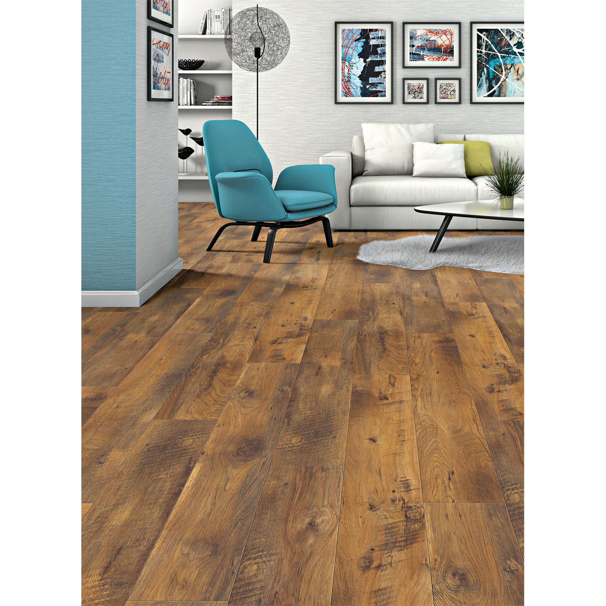 Living by HARO Laminatboden Eiche Fattoria 128,5 x 19,3 cm Bild 3