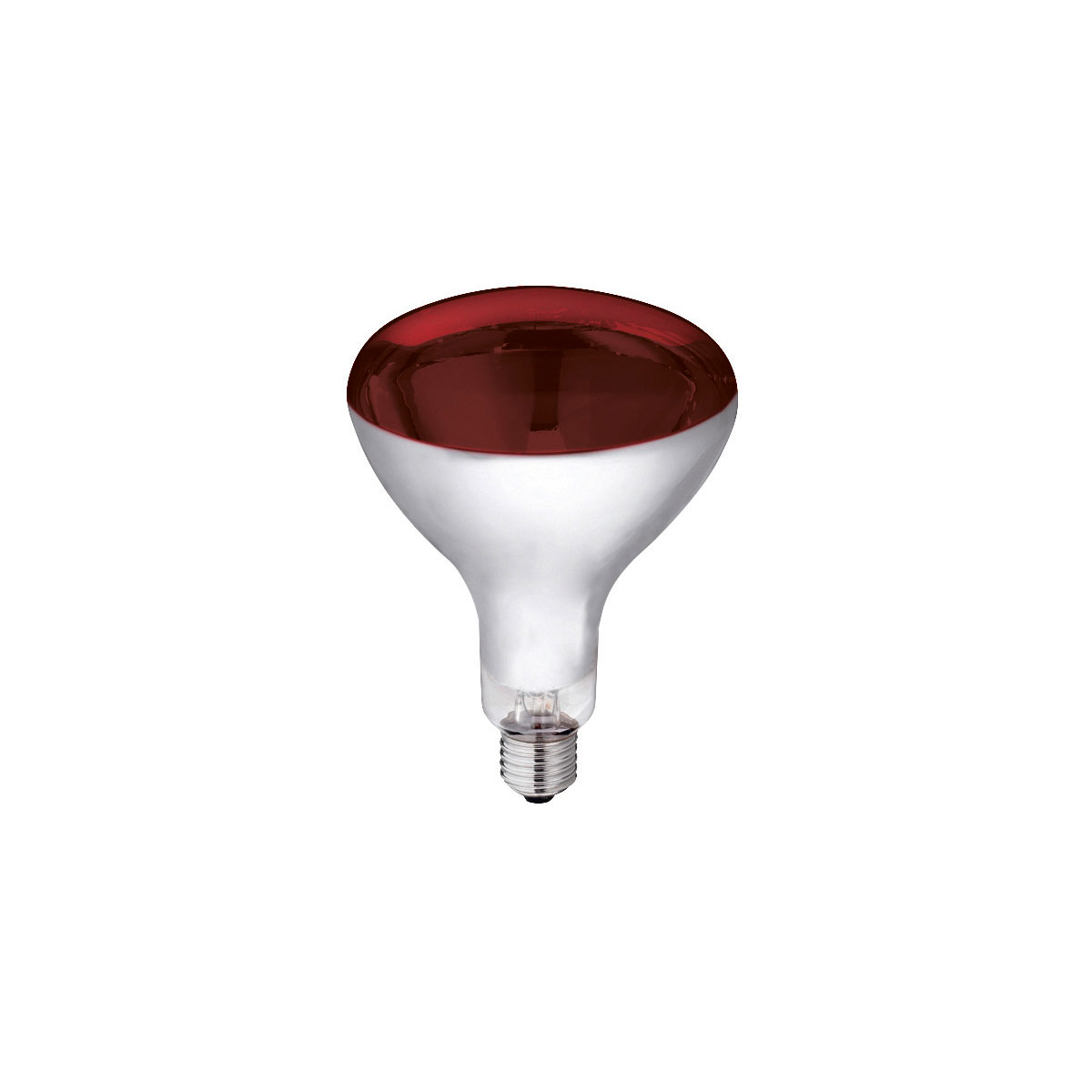 Infrarotlampe 150 Watt Hartglas rot Bild 3