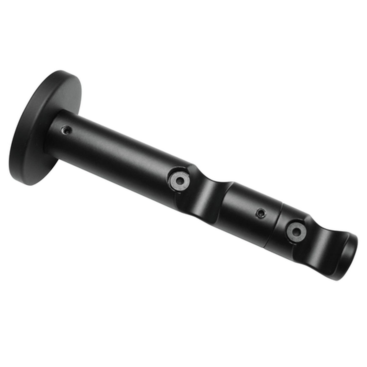 Gardinia Doppel-Kombiträger offen für Durchmesser 16 mm 7,5/5 cm schwarz-matt