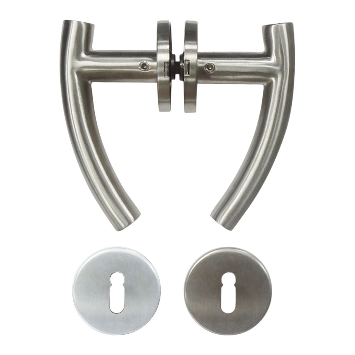 MyTool Rosetten-Drückergarnitur Norderney grau Bild 2