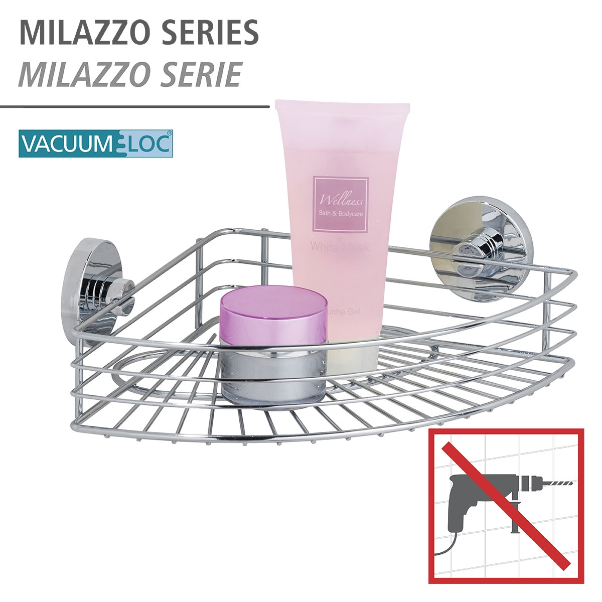 Wenko Vacuum-Loc Eckablage Bari Bild 2