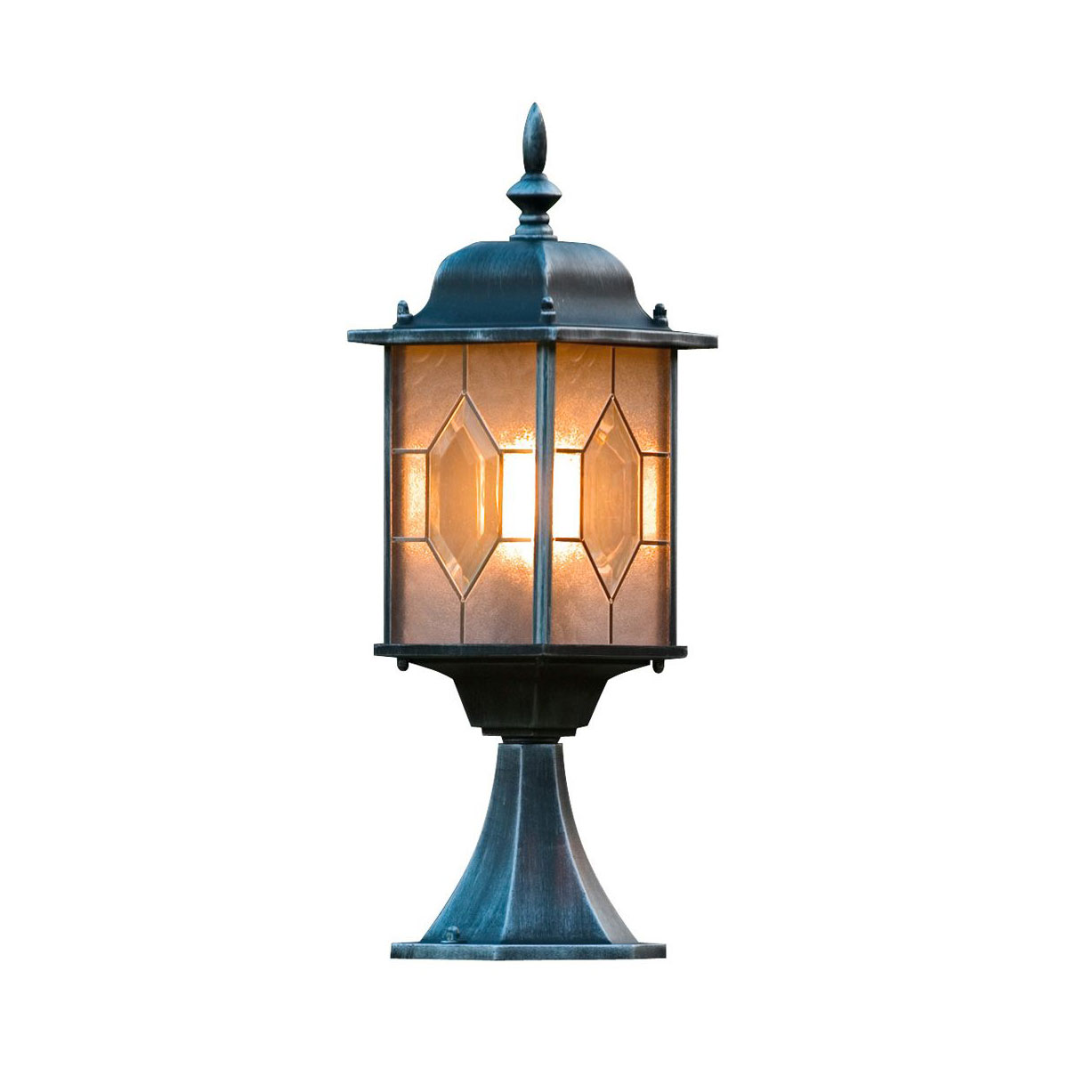 Konstsmide Sockelleuchte Milano schwarz