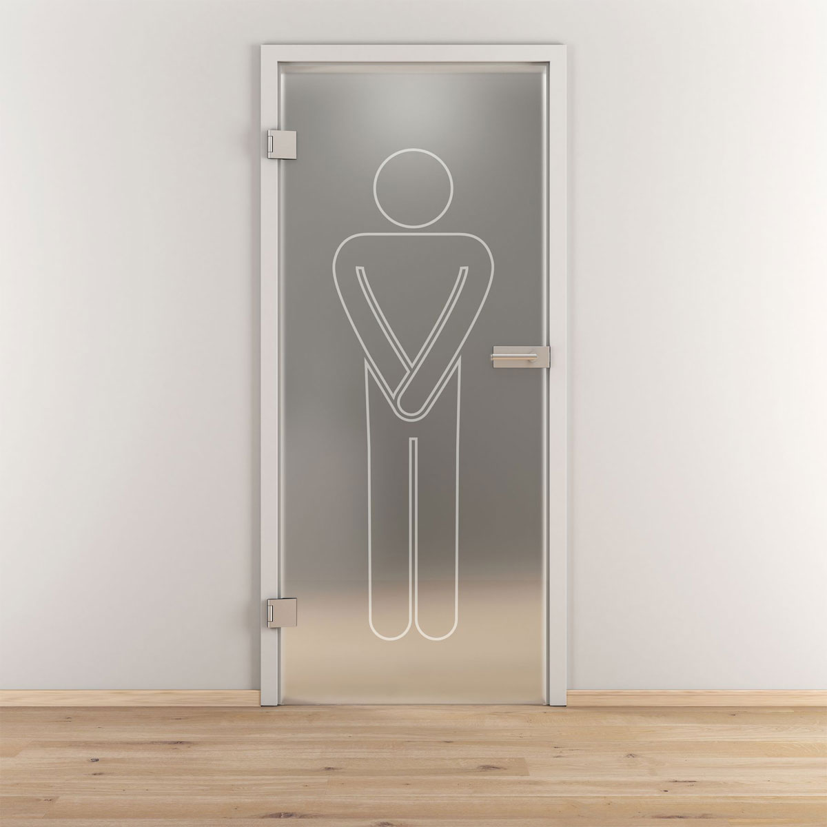 Novadoors Glasdrehtür NOVA 627 mattiert 70,9 x 197,2 cm Links Bild 2