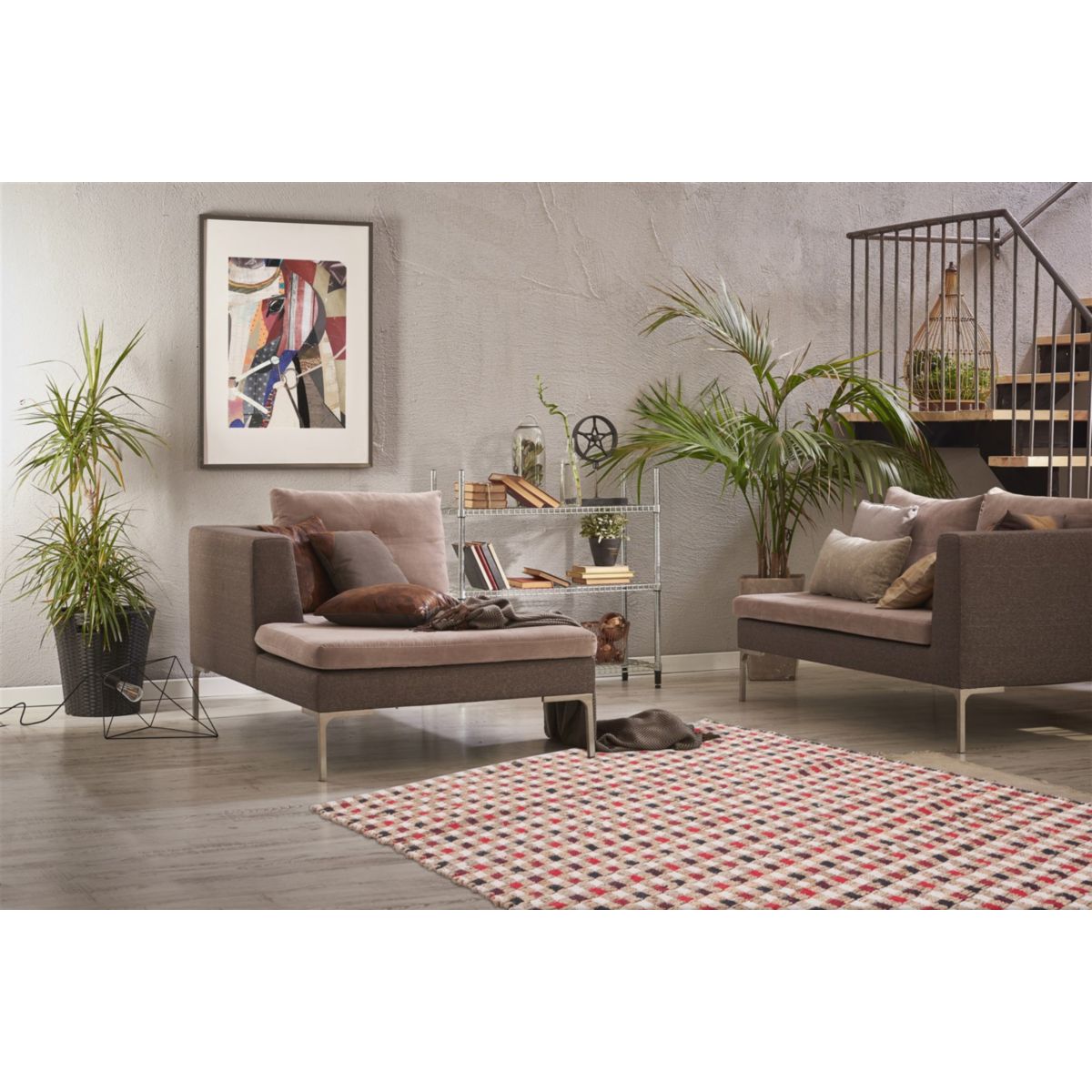 Chess 110 Natur / Creme 80cm x 150cm Bild 2