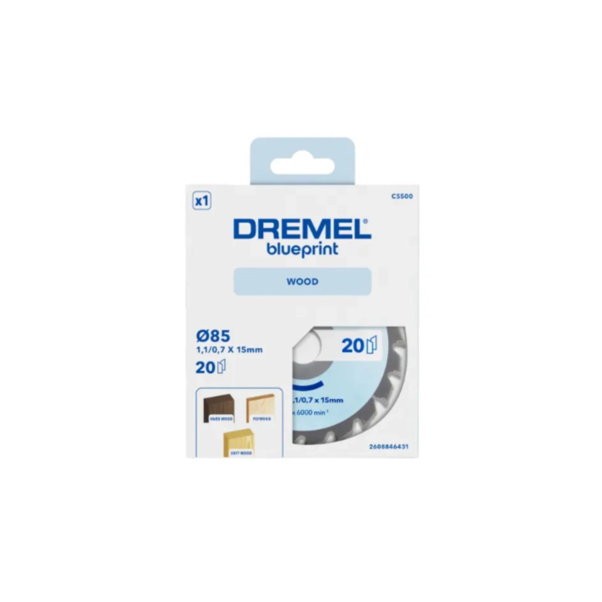 Dremel Kreissägeblatt CS500 Holz Ø 85 mm Bild 2