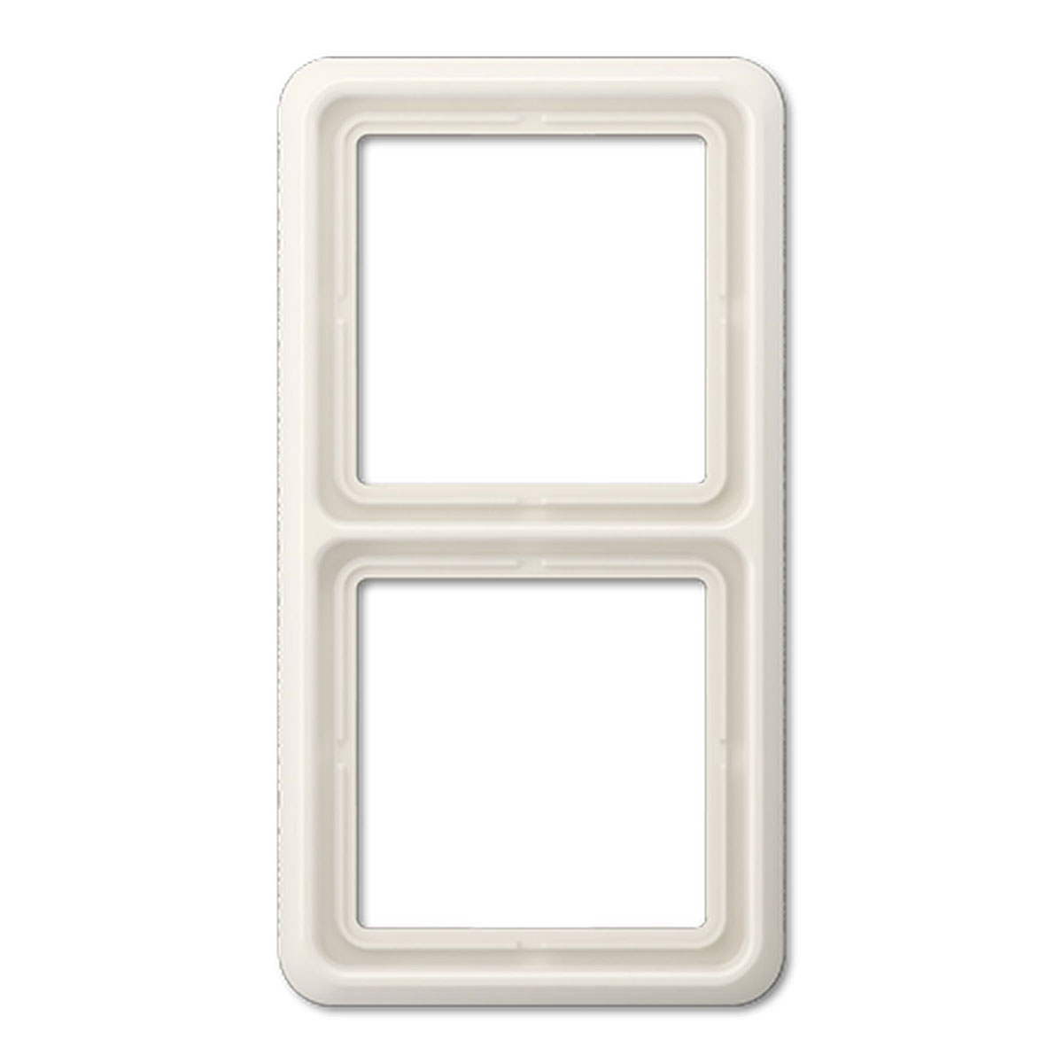 Jung Abdeckrahmen CD 500 weiß 2-fach