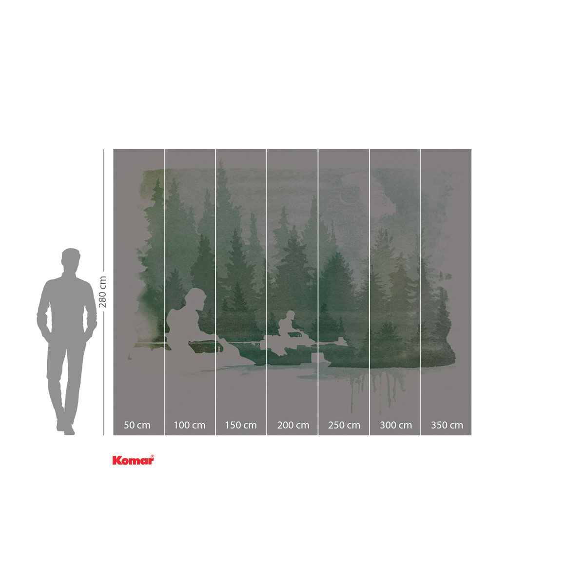 Komar  Vlies Fototapete Star Wars Endor Speeders 350x280 cm Bild 3