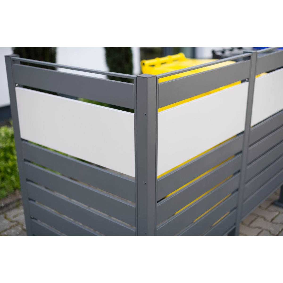 Westmann Mülltonnenverkleidung Planum 5x 240 L 1er Box 90x410x120 cm Bild 6