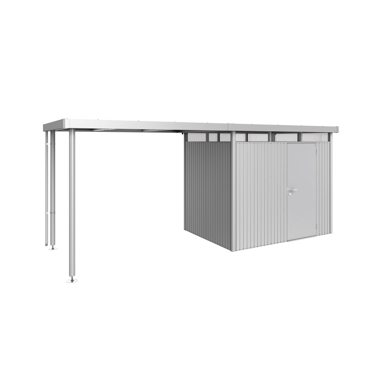 Biohort Seitendach Highline H2 silber