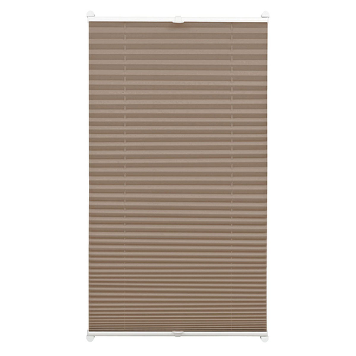 Gardinia Plissee EasyFix mit 2 Bedienschienen 50 x 130 cm taupe Bild 1
