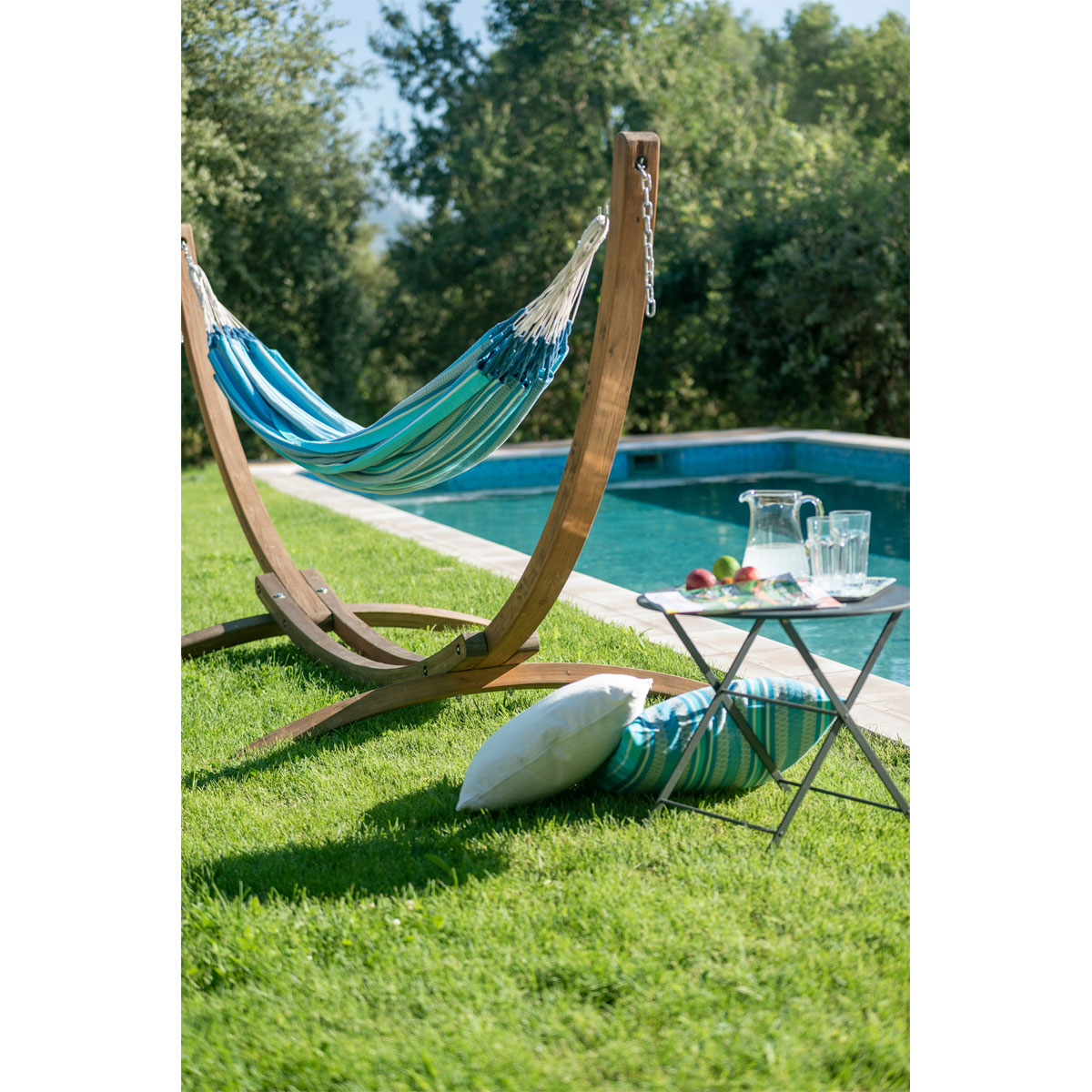 La Siesta Kingsize-Hängematte Modesta Azure Baumwolle Bild 2