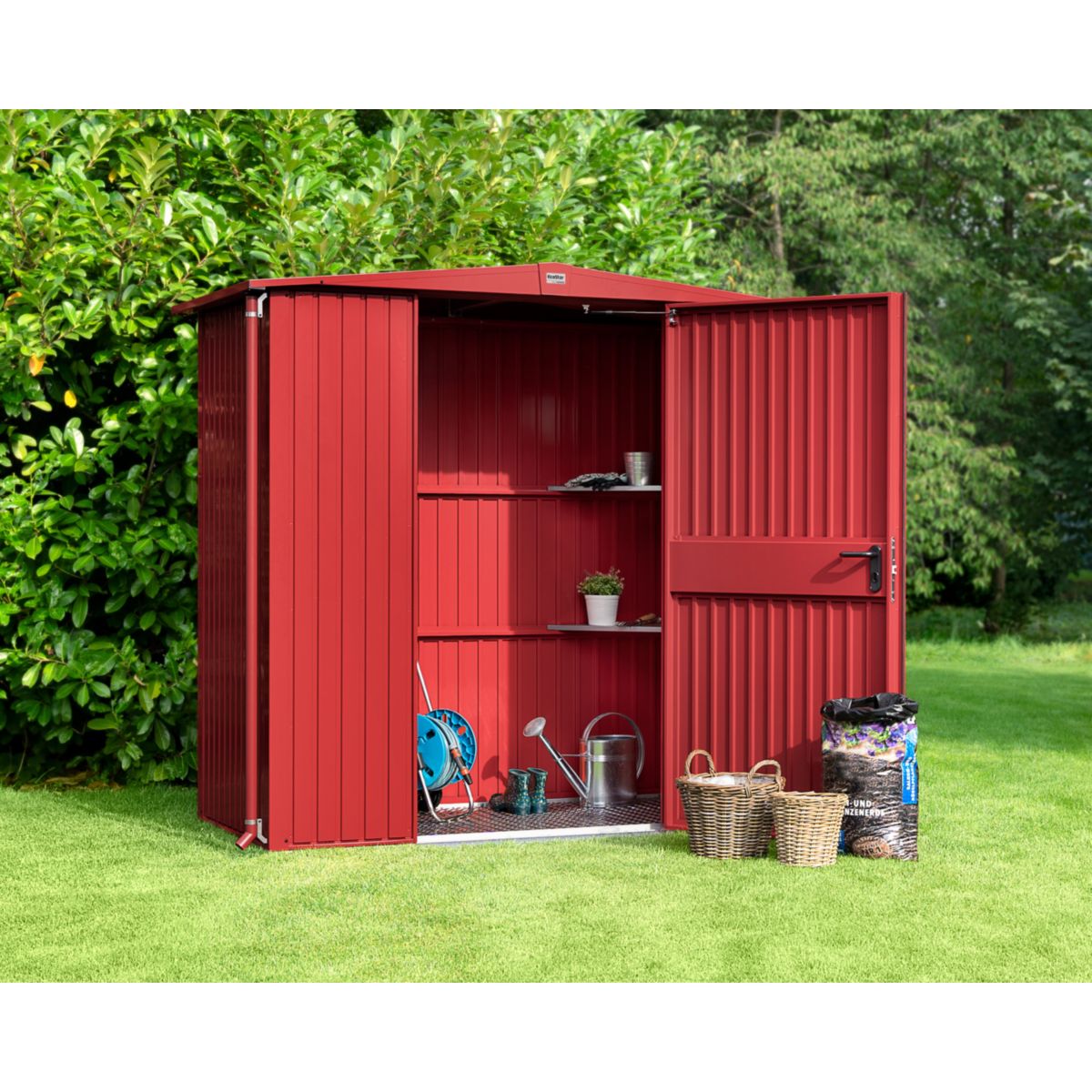 EcoStar  Gerätehaus Trend-STyp 1RAL3004 1 flg Bild 2