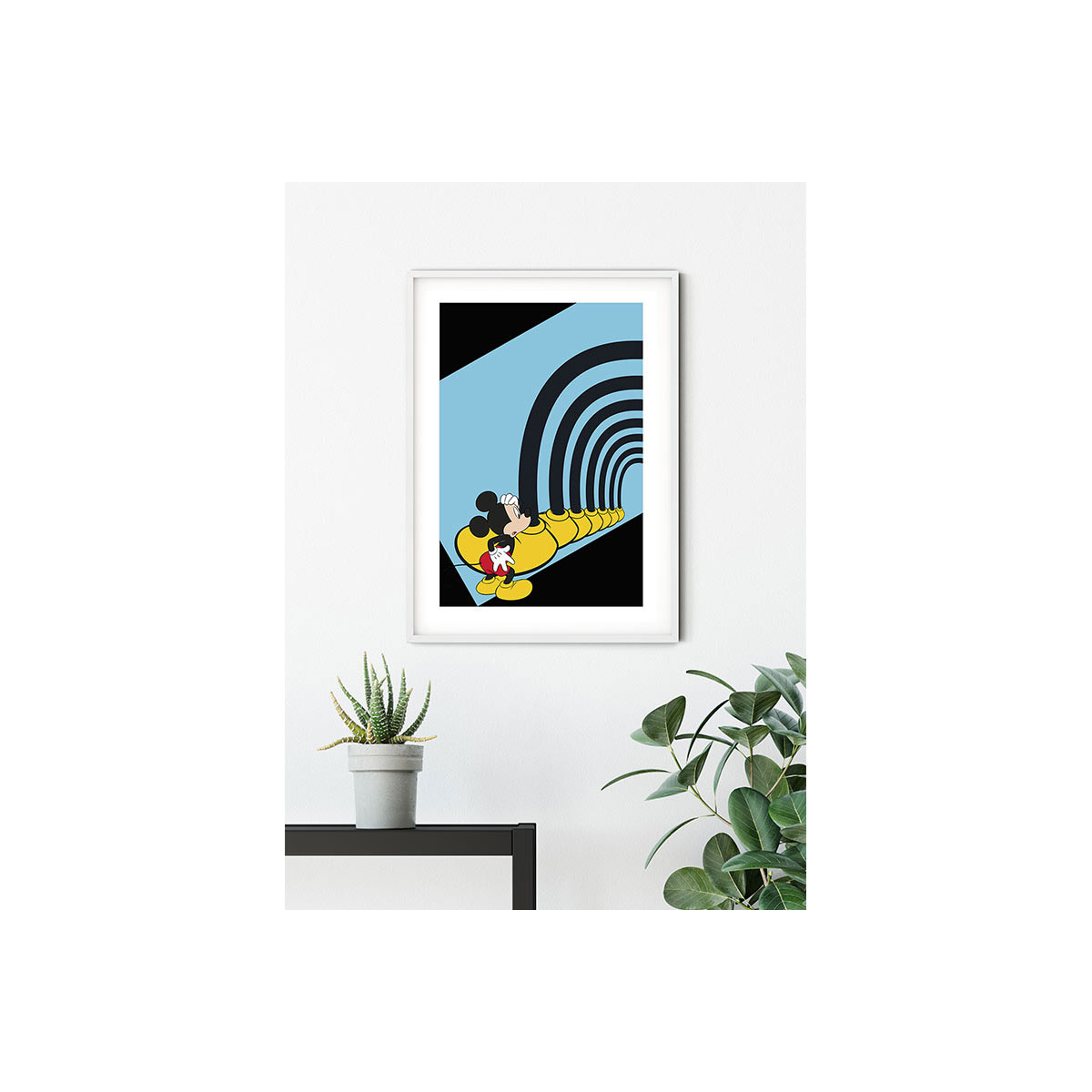 Komar  Wandbild Mickey Mouse Foot Tunnel 50x70 cm Bild 4