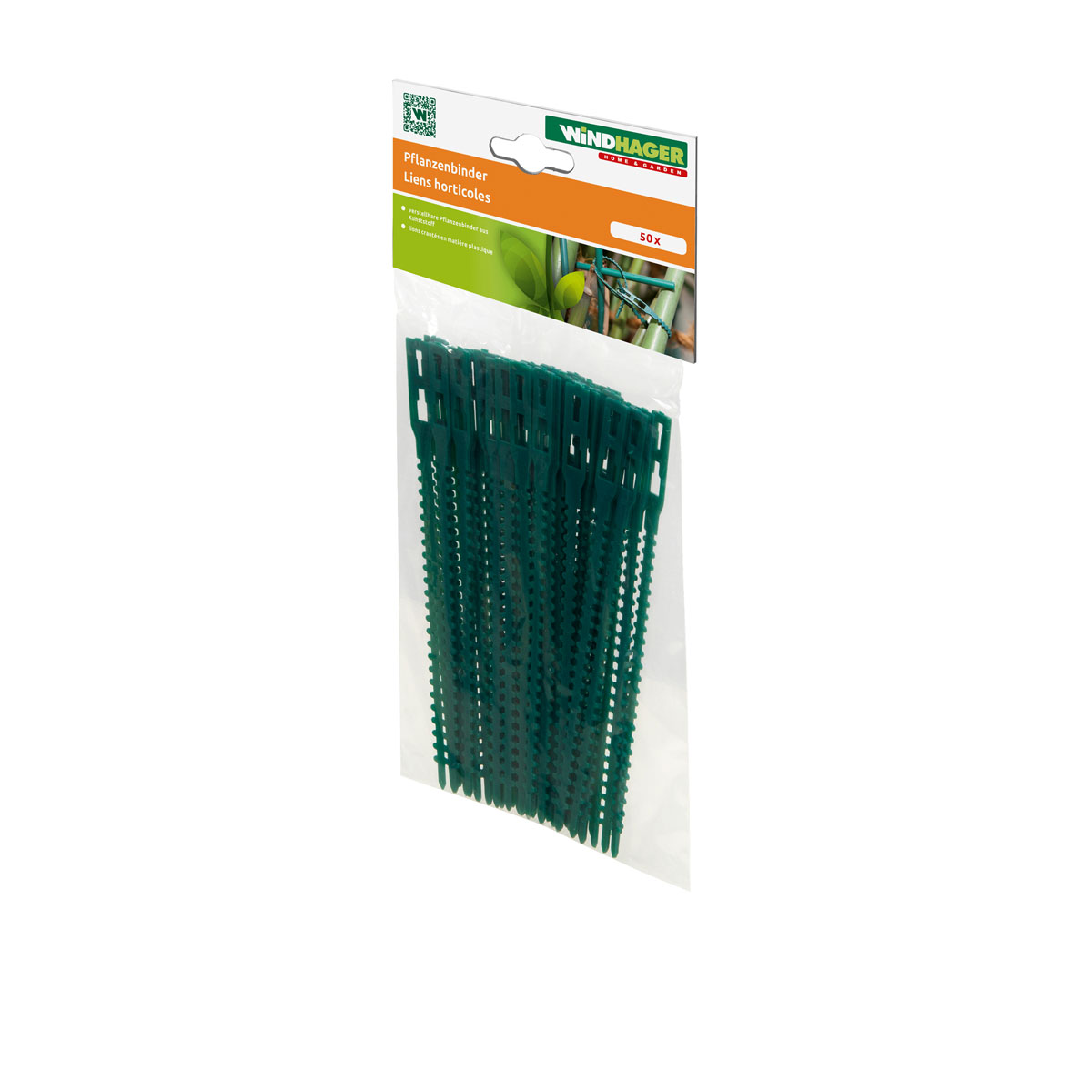 Windhager Pflanzenbinder 140 mm grün 50 Stück Bild 2