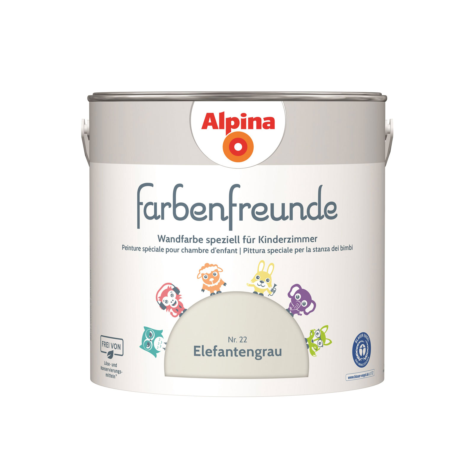 Alpina Farbenfreunde Elefantengrau 2,5 L