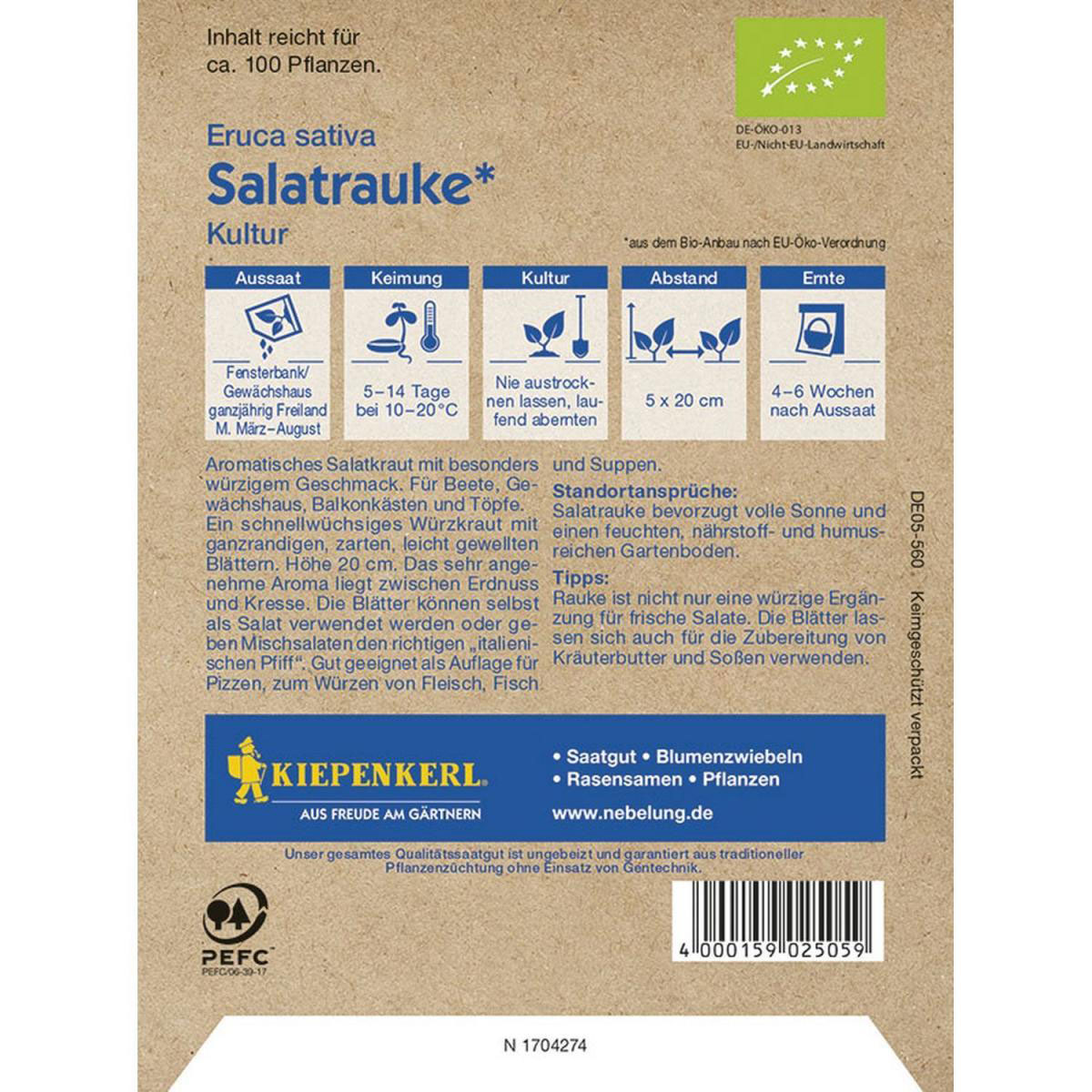 Kiepenkerl Bio-Salatrauke Ruca Bild 2