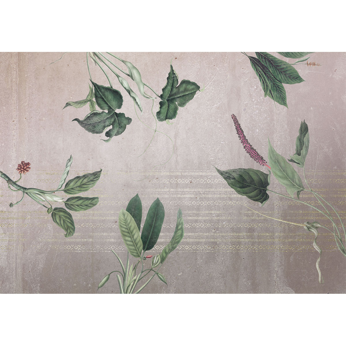 Komar  Vlies Fototapete Tropic Concrete 400x280 cm Bild 2